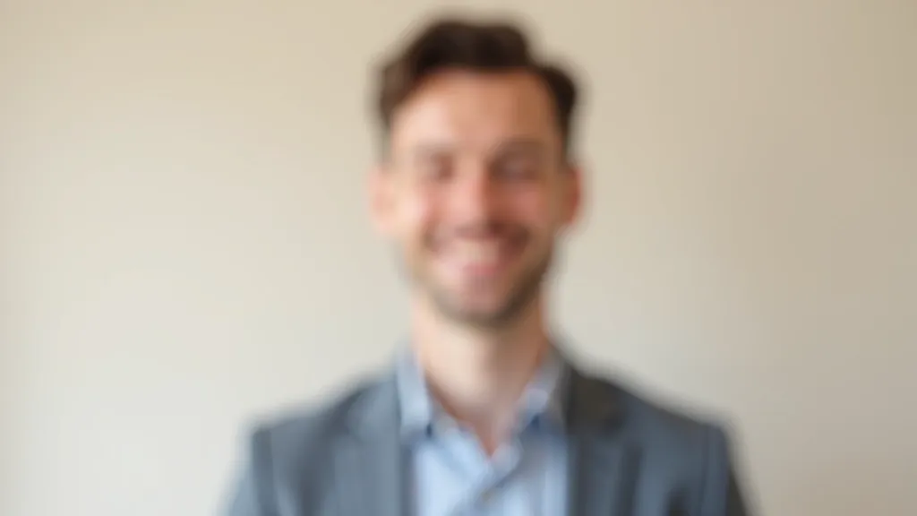 Professional portrait of man in casual smart attire, confident pose, neutral background, upper body shot